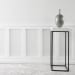 Gambia - Marble Plant Stand - White & Black