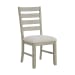 Farmington - 6 Piece Standard Height Dining Set (Rectangular Table, Four Chairs & Storage Bench) - Medium Brown And Washed Stone