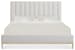 Cascade - California King Upholstered Bed - White