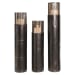 Rigina - Large Floor Hurricane Candleholder - Bronze / Brown