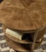 Melange - Mulholland Round End Table - Dark Brown