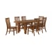 Gage - 7 Piece Standard Height Dining Set (Rectangular Table And Six Chairs) - Chestnut