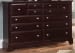 Hamilton/Franklin 7-Drawer Storage Dresser Merlot