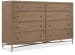 Sonnet - Eight-Drawer Dresser - Dark Gray