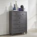 Cottage View - 5 Drawer Chest - Dark Gray