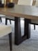 Zanzibar - Wellesley Rectangular Dining Table - Light Brown / Black