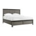 Wade - King Panel Bed - Black Finish