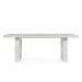 Lange - Outdoor Concrete Dining Table - Ivory