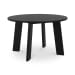Delta - Round Outdoor Dining Table - Black