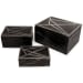 Ackley - Black / Silver Finish - Box Set (Set of 3)