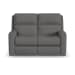 Score - Power Reclining Loveseat With Power Headrests & Lumbar - Dark Gray