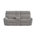 Jackpot - P1 Loveseat With Console - Explore Light Gray