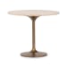 Malani - Travertine Round Dining Table - Gold