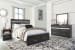 Starberry - Black - King Panel Bed With 2 Storage Drawers