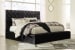 Lindenfield - Black - 5 Pc. - Dresser, Mirror, Queen Upholstered Bed With Storage