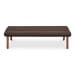 Arlo - Performance Fabric Bench - Dark Brown