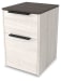 Dorrinson - White / Black / Gray - File Cabinet