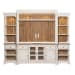 Morgan Creek - Entertainment Center With Piers - White