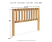 Bermacy - Light Brown - Queen Panel Headboard
