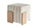 Sunset Key - Hamden Ottoman - Beige / Light Brown