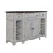River Place - Breakfront Server - White