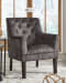 Drakelle - Charcoal Gray - Accent Chair
