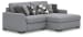 Bealton - Salt and Pepper - 2-Piece Sectional With RAF Corner Chaise