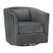 Stanton - Swivel Chair - Royale Gun Metal With Nails - 3A