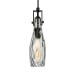 Campester - 1 Light Watered Glass Mini Pendant - Pearl Silver