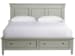 Summer Hill - Storage King Bed - French Gray