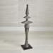 Lineage - 46" Totem Sculpture - Woodtone