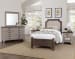 Bungalow Twin Uph Bed Finish Shown - Folkstone(Driftwood)