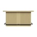 Cambrie - Bar Table With LED - Off-White And Natural
