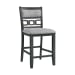 Amherst - Counter Side Chair With Fabric Cushion (Set of 2) - Gray Finish