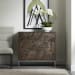 Rustic 3-Drawer Accent Chest - Dark Brown