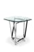 Lenox Square - Octagonal End Table - Nickel