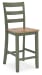 Gesthaven - Barstool (Set of 2) - Natural / Green