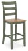 Gesthaven - Natural / Green - Barstool (Set of 2)