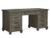 Lancaster - Executive Desk With Chair, Bookshelf And Door Bookcase - Dovetail Gray