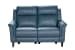 Kester - Loveseat-Wall Prox. Recliner With Power And Power Headrests - Light Blue