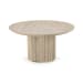 Vander - Wood Round Dining Table - White