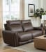 Nico - Power Reclining Loveseat With Power Adjustable Headrest - Walnut