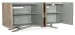 Melange - Nolita 4-Door Entertainment Console - Light Brown