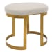 Uttermost Infinity Gold Accent Stool