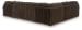 Midnight-Madness - 4-Piece Sectional With RAF Corner Chaise - Chocolate