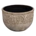 Regalia - Indoor-Outdoor Stone Planter - Brown