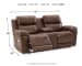 Edmar - Chocolate - PWR REC Loveseat/Con/Adj HDRST
