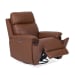 Refined - Power Swivel Gliding Recliner With Power Headrest & Lumbar - Hickory