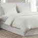 Talia - Queen Duvet Collection - Ivory/White