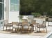 St Tropez - Rectangular Dining Table - Light Brown